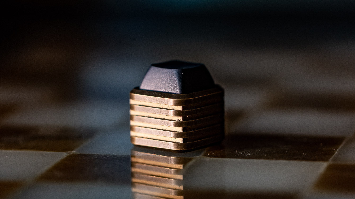 Photo of ZeroFeud MX-1 KeyCap Clicker in Brass