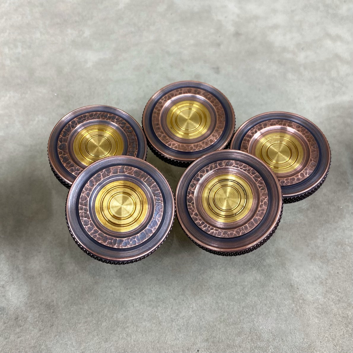 Fiddle Foundry Fiddle Coin - Tellurium Copper & Naval Brass - Gladfellow