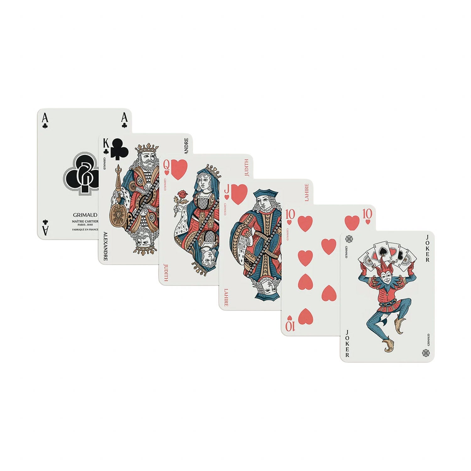 Grimaud N°200: Cartes à Jouer Playing Cards - Dolphin Blue