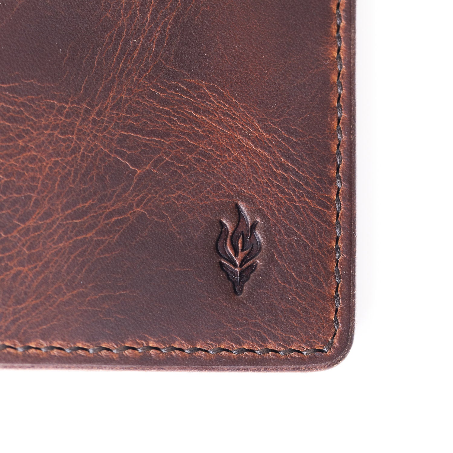 Last Manner Italian Leather Pocket Journal Cover - Cognac