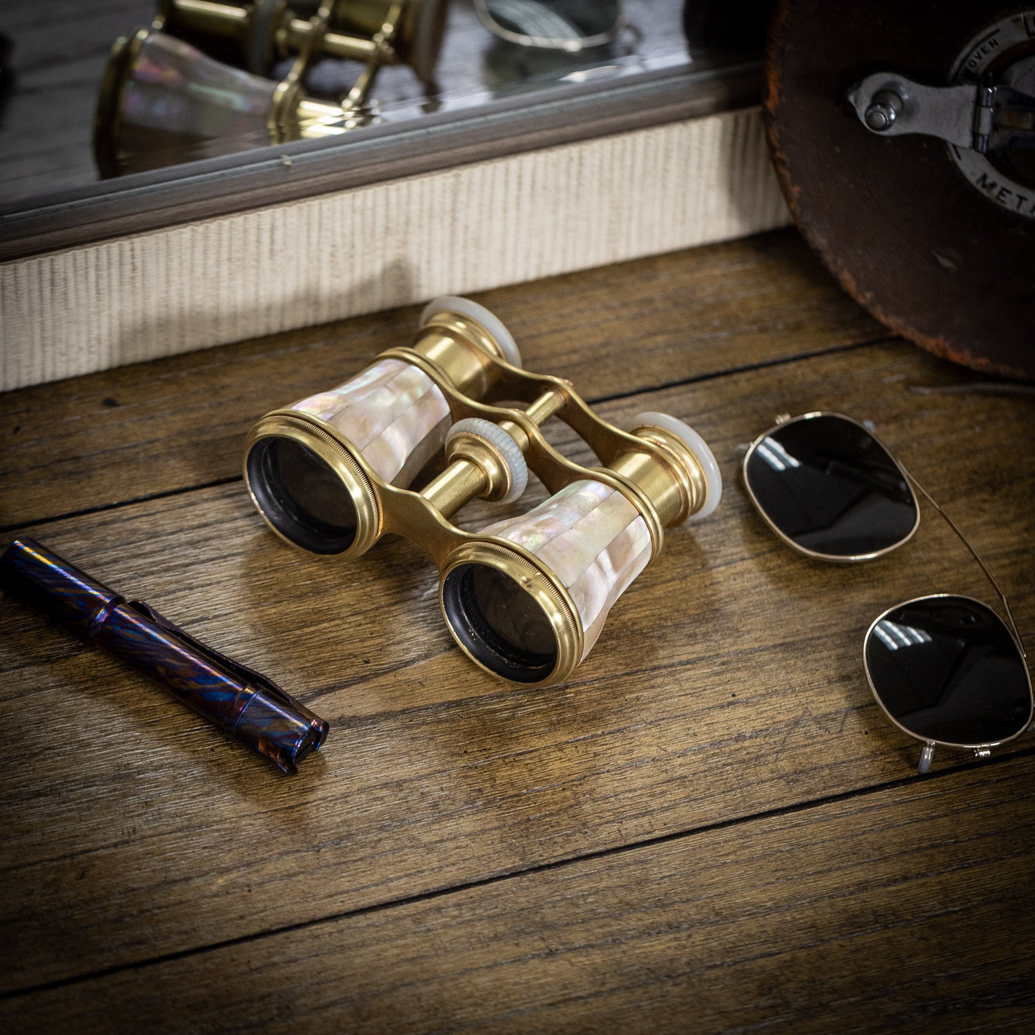 Vintage Diamanta Opera Glasses — Mother of Pearl