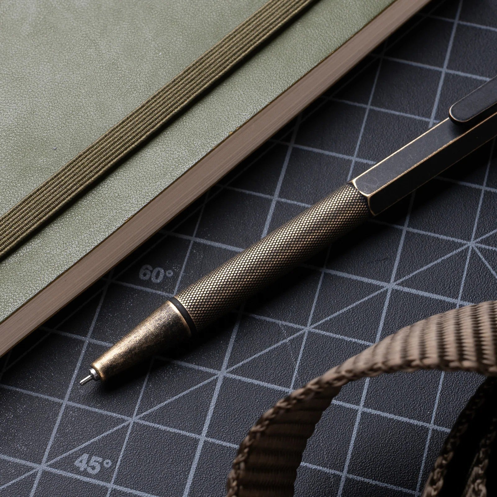 Ansø Pen x Tactile Turn - Blackened Brass - Pens | Last Manner