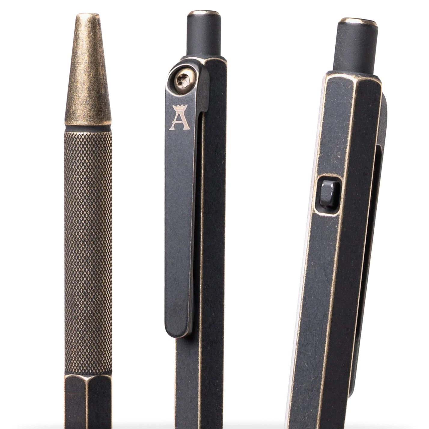 Ansø Pen x Tactile Turn - Blackened Brass - Pens | Last Manner
