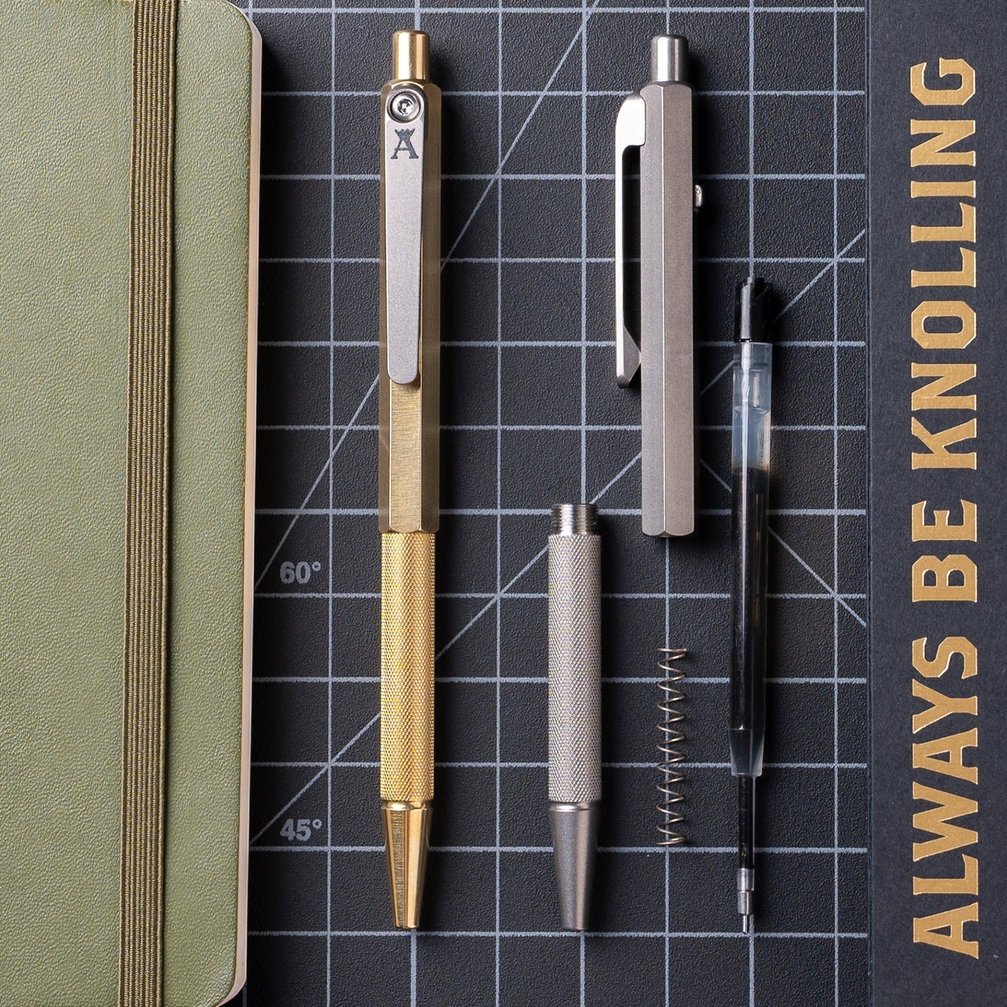 Ansø Pen x Tactile Turn - Blackened Brass - Pens | Last Manner