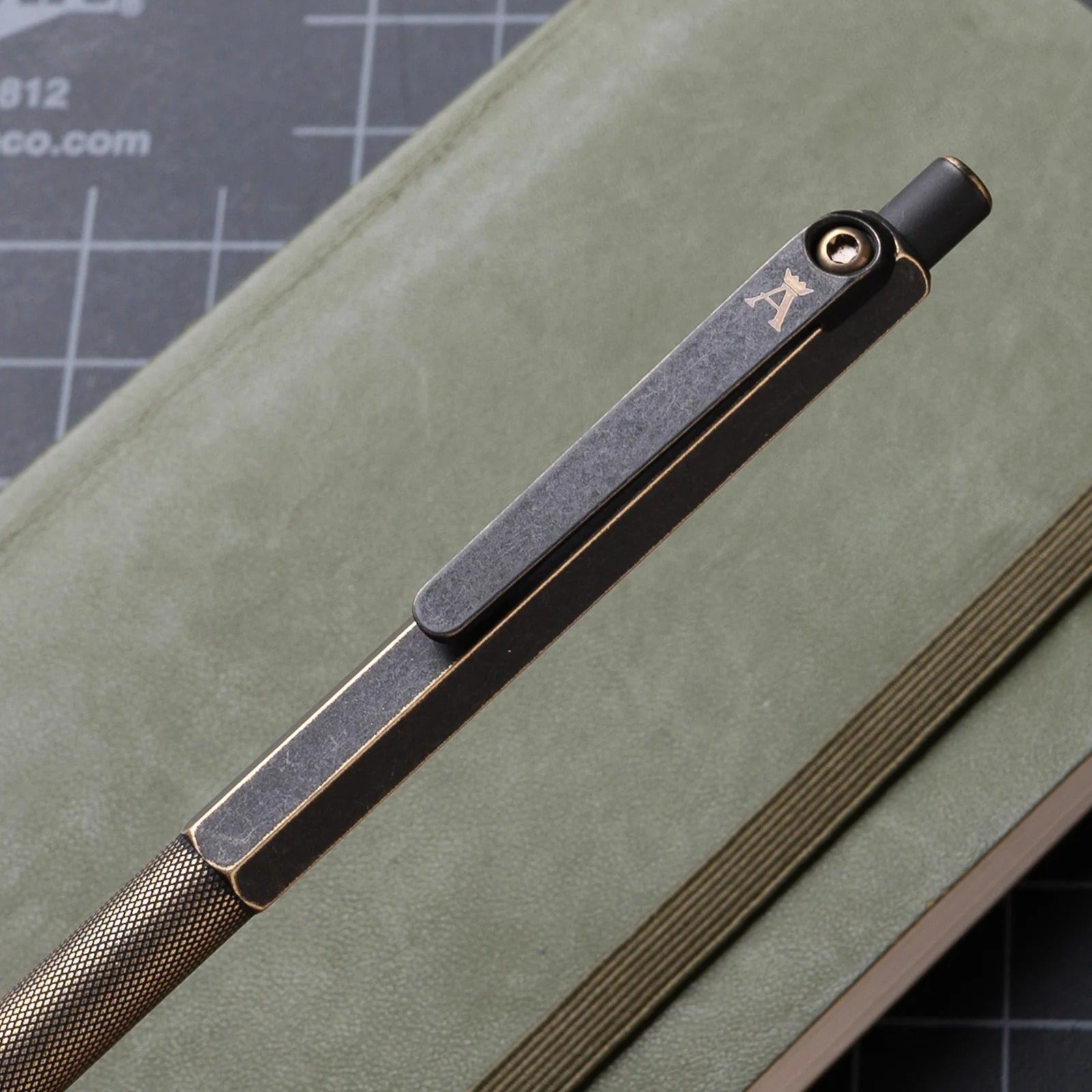 Ansø Pen x Tactile Turn - Blackened Brass - Pens | Last Manner