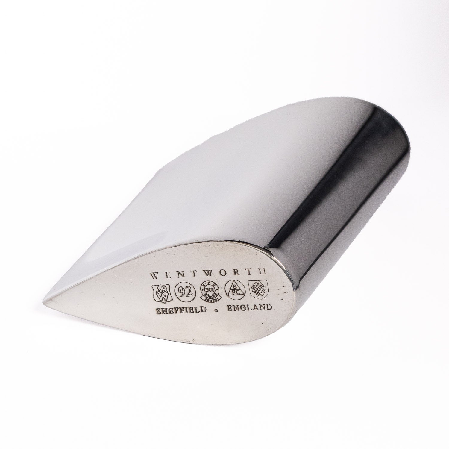 A.R. Wentworth 4oz Teardrop Flask - Pewter - Flask | Last Manner