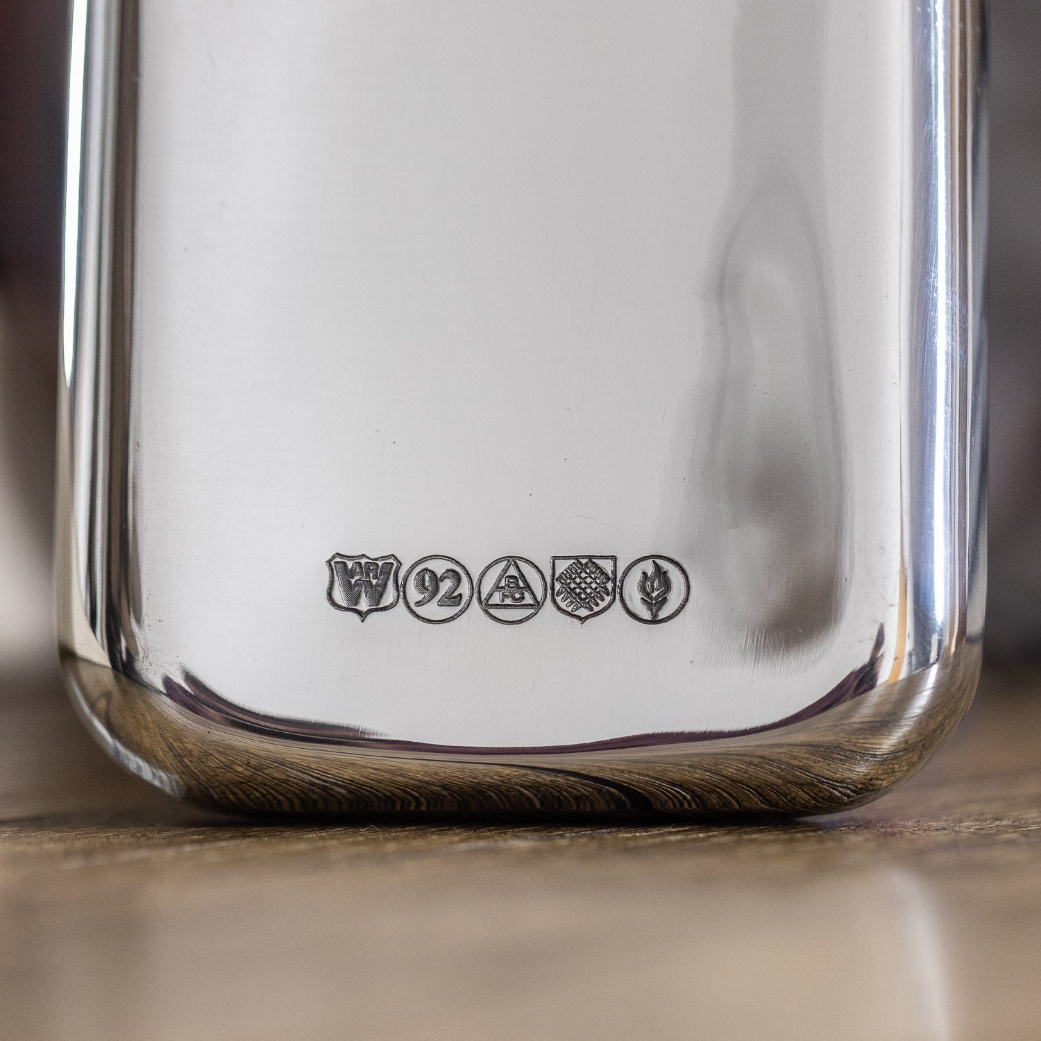 A.R. Wentworth 6oz Pocket Flask - Pewter - Flask | Last Manner