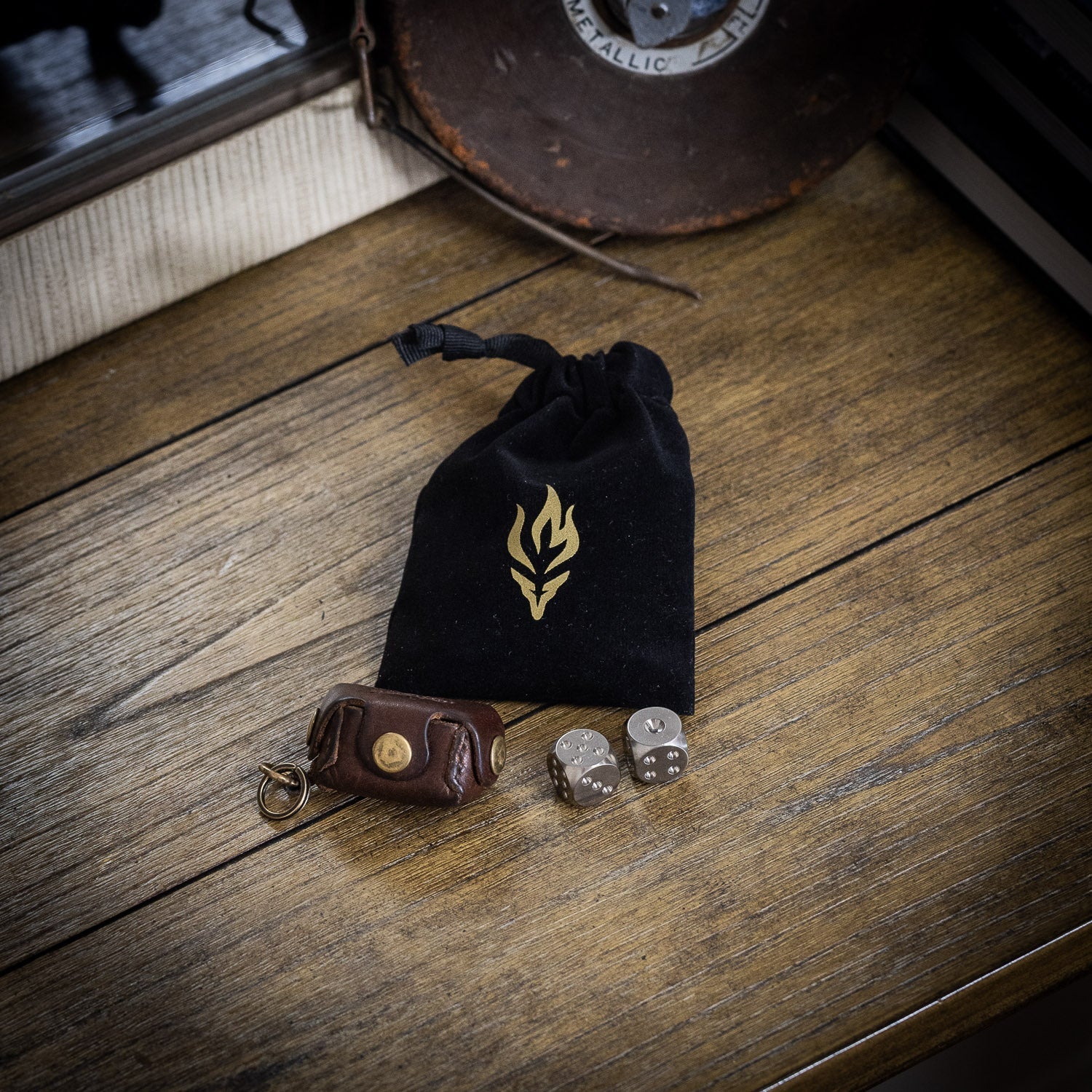 Bad Stitch Goods Keychain Bag w/Dice - Keychain | Last Manner