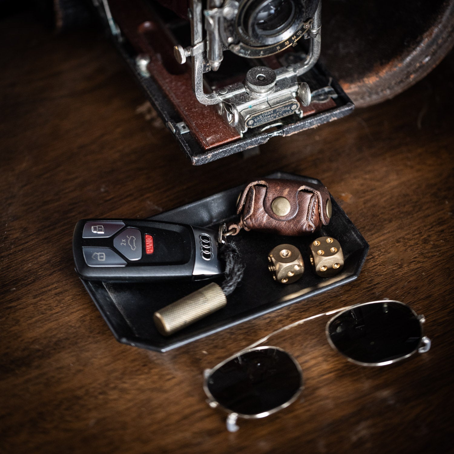 Bad Stitch Goods Keychain Bag w/Dice - Keychain | Last Manner