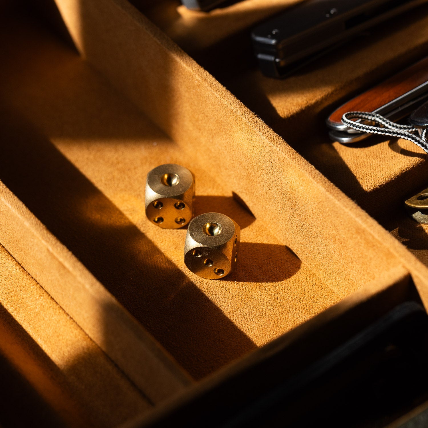 Brass Dice Set – Pair, Set of 6, or Full Set of 12 - Dice | Last Manner