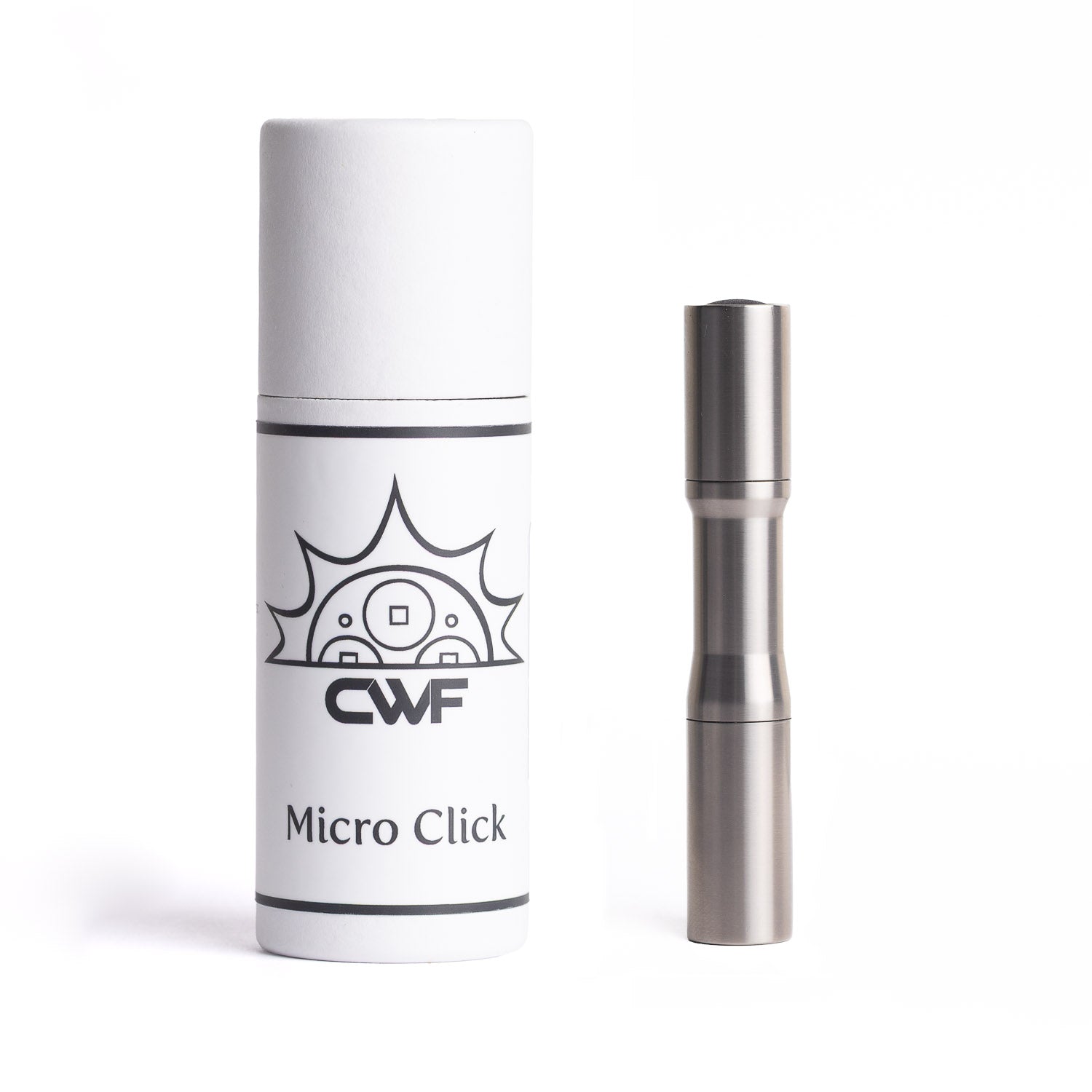 CWF Custom Micro Click Flashlight - Titanium (XPL) - Flashlight | Last Manner