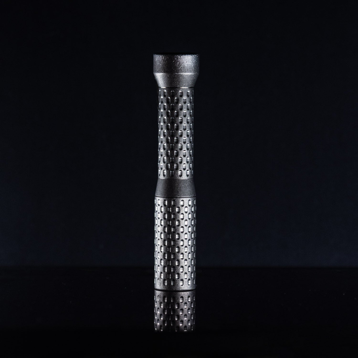 Dawson Machine Craft Divot Slimmer Flashlight - Tumbled Titanium - Flashlight | Last Manner