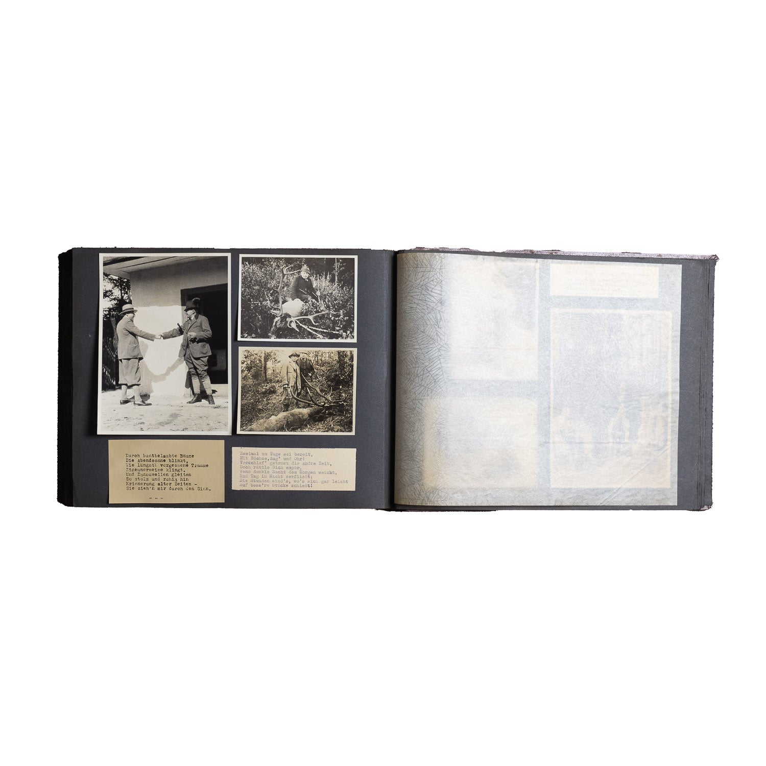 Vintage German Hunting Photo Album - Photography Album | Last Manner