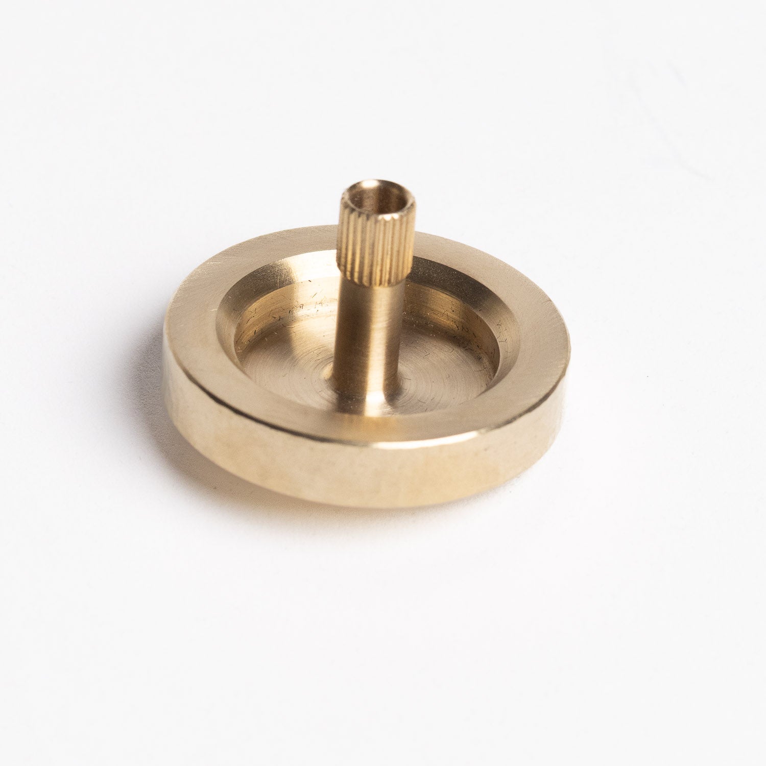 Felix Ure "Atom" Spinning Top - Hammered Brass - Spinning Top | Last Manner