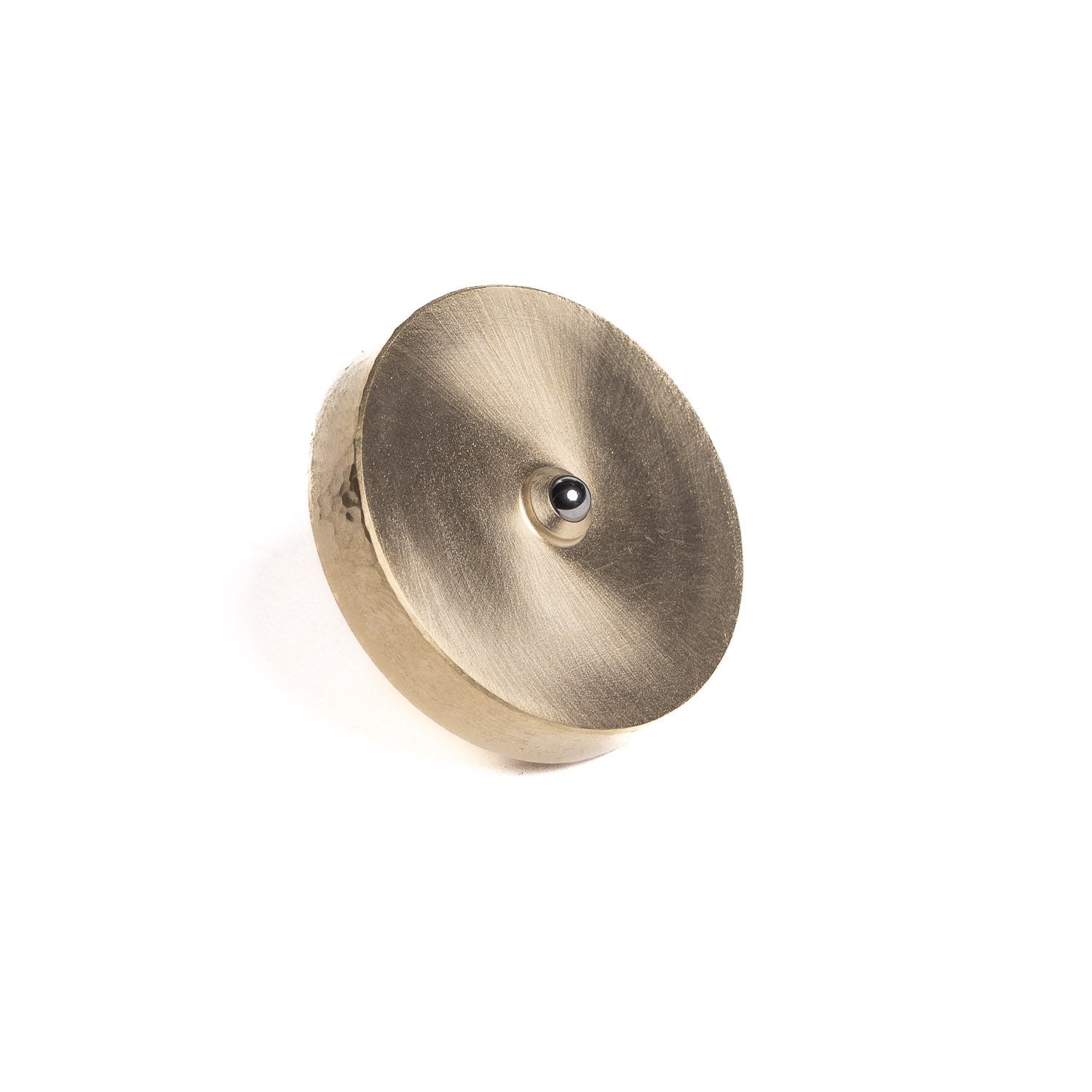Felix Ure "Atom" Spinning Top - Hammered Brass - Spinning Top | Last Manner