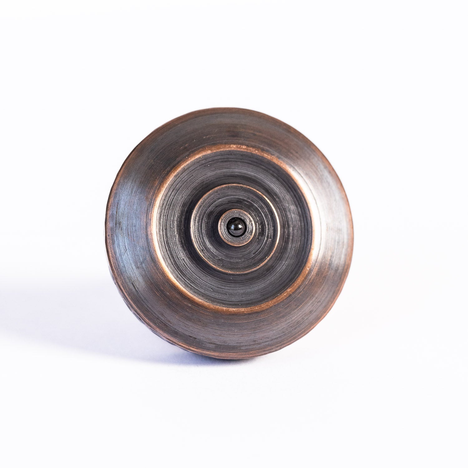 Fiddle Foundry Spinning Top - Hammered Copper - Spinning Top | Last Manner
