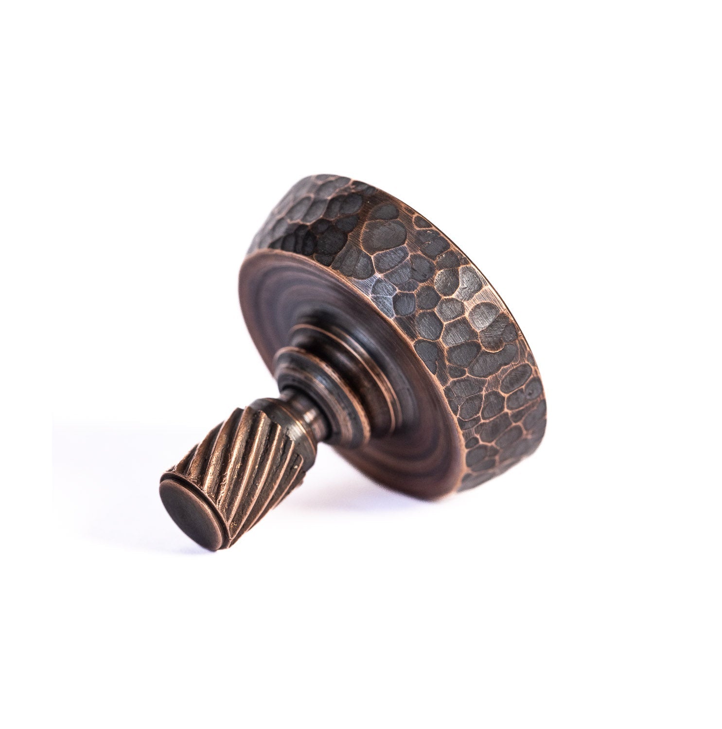 Fiddle Foundry Spinning Top - Hammered Copper - Spinning Top | Last Manner