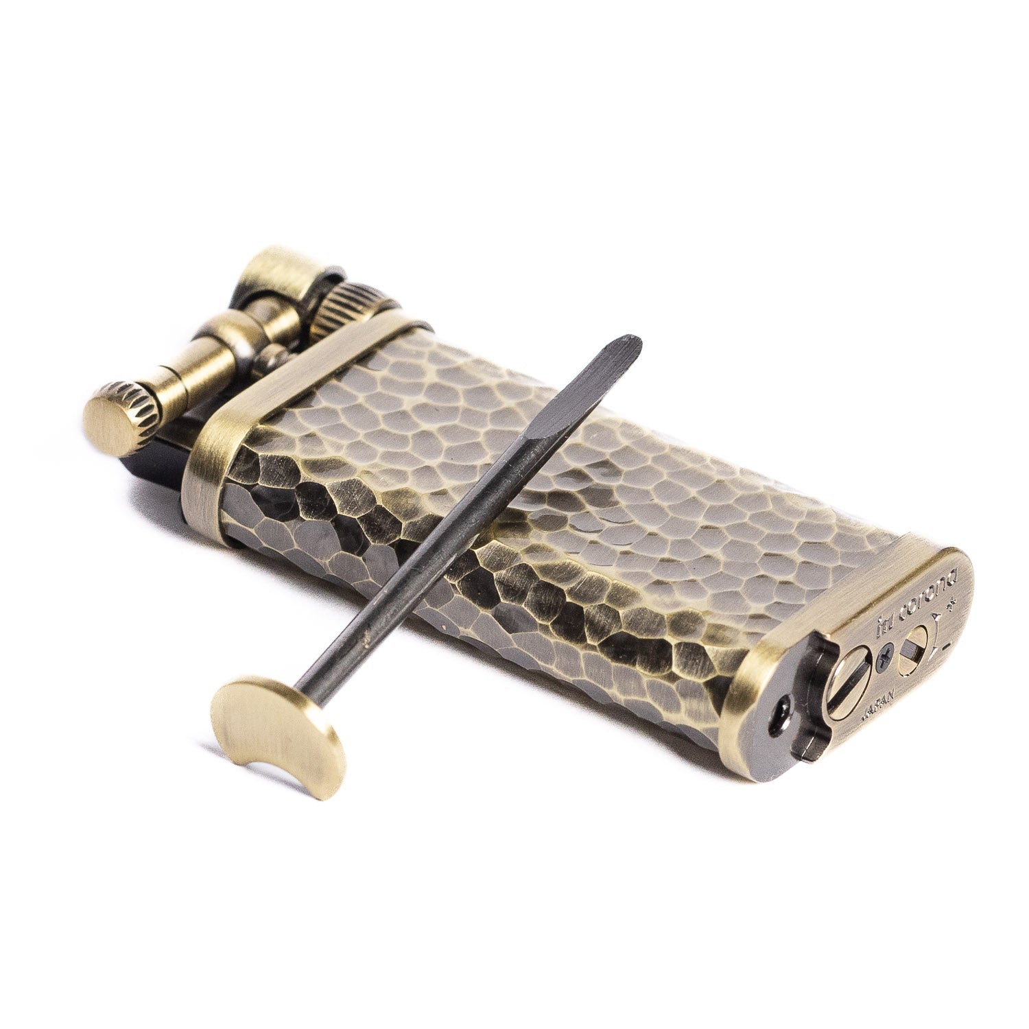 im corona Old Boy Lighter - Antique Brass Hammer Tone - Lighter | Last Manner