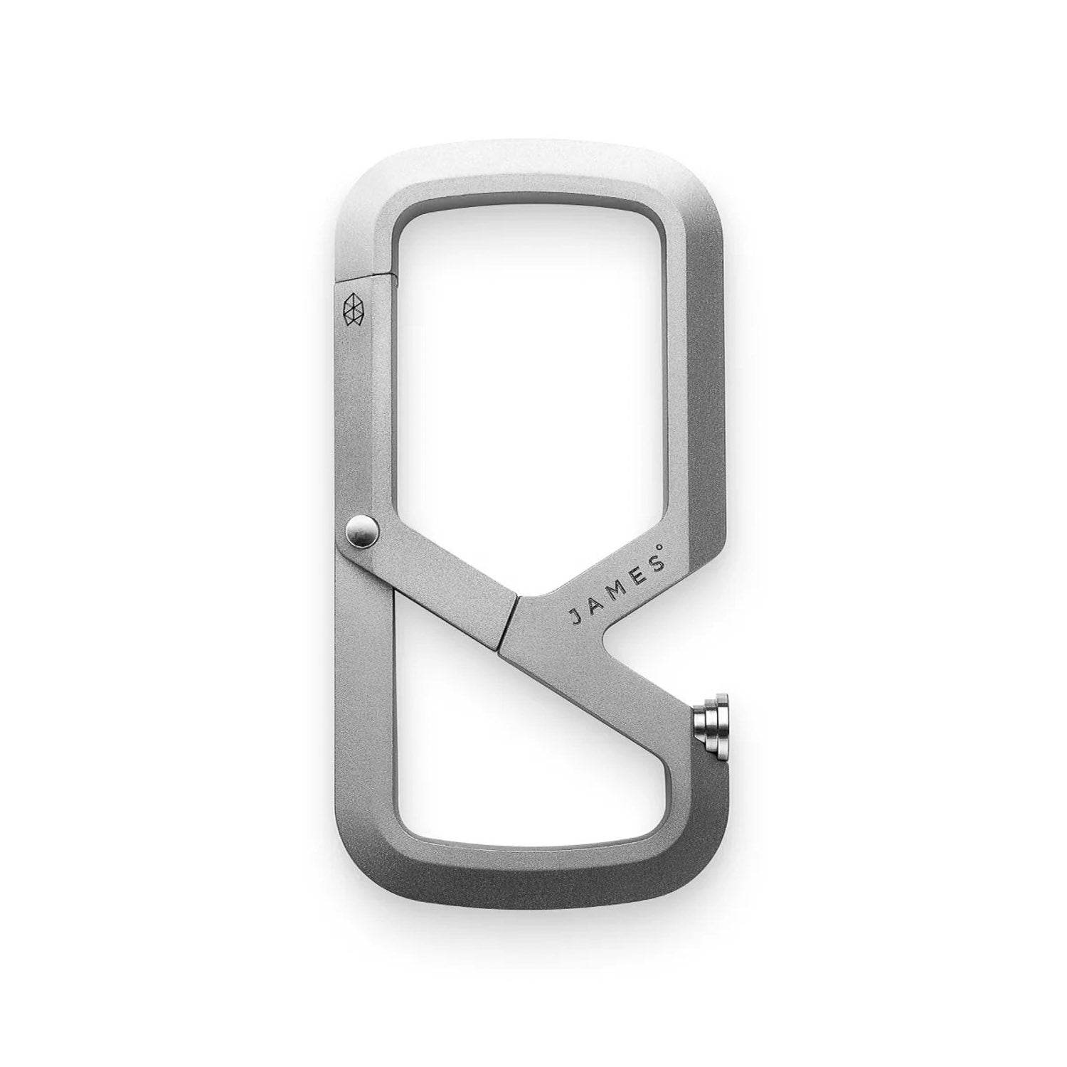 James Brand The Mehlville EDC Carabiner - Titanium - Keychain | Last Manner