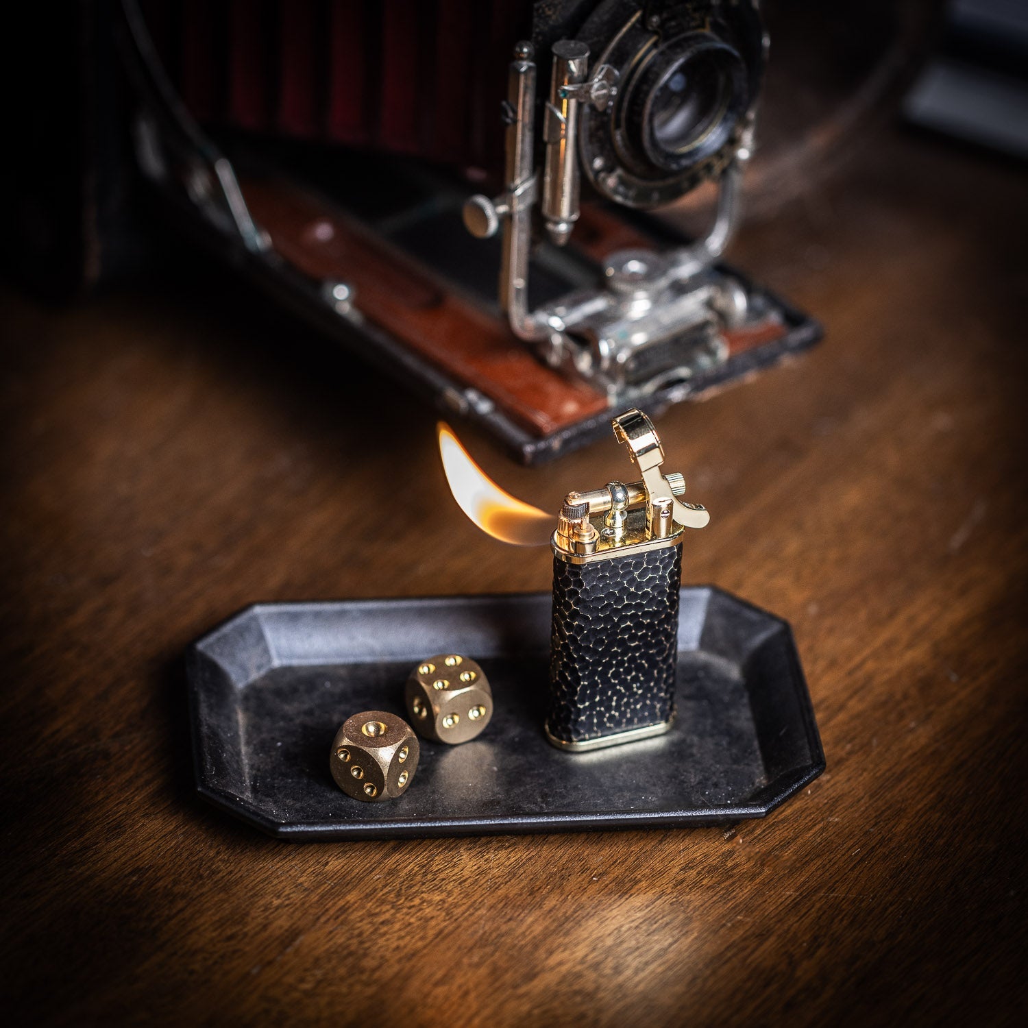 Kiribi Kabuto Pipe Lighter - Tsuchime Black - Lighter | Last Manner