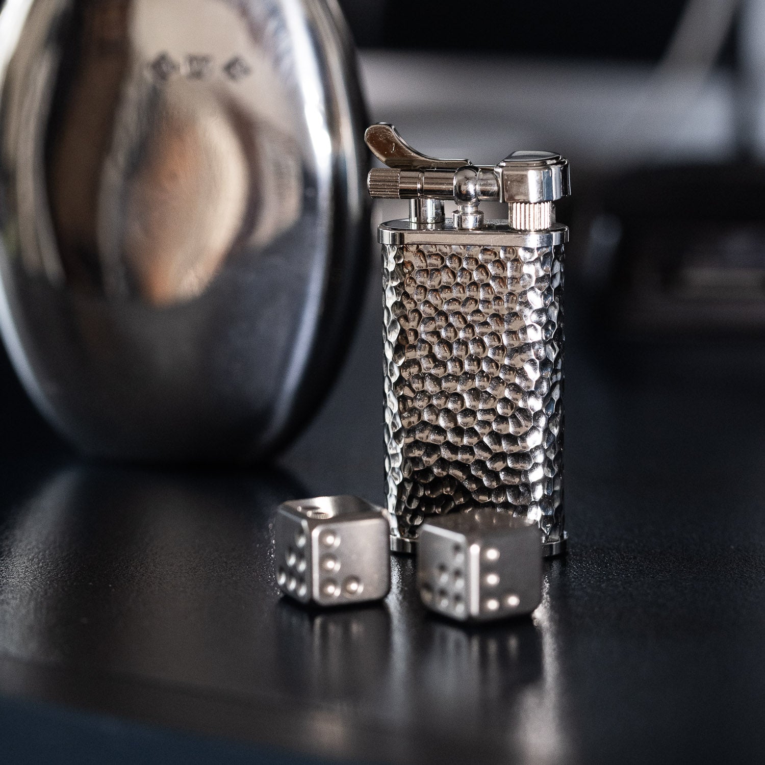 Kiribi Kabuto Pipe Lighter - Tsuchime Silver - Lighter | Last Manner