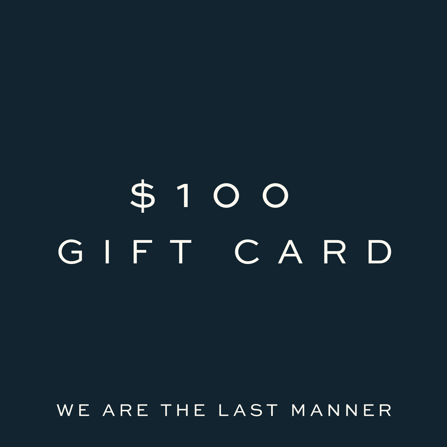 Last Manner Gift Card - Gift Cards | Last Manner