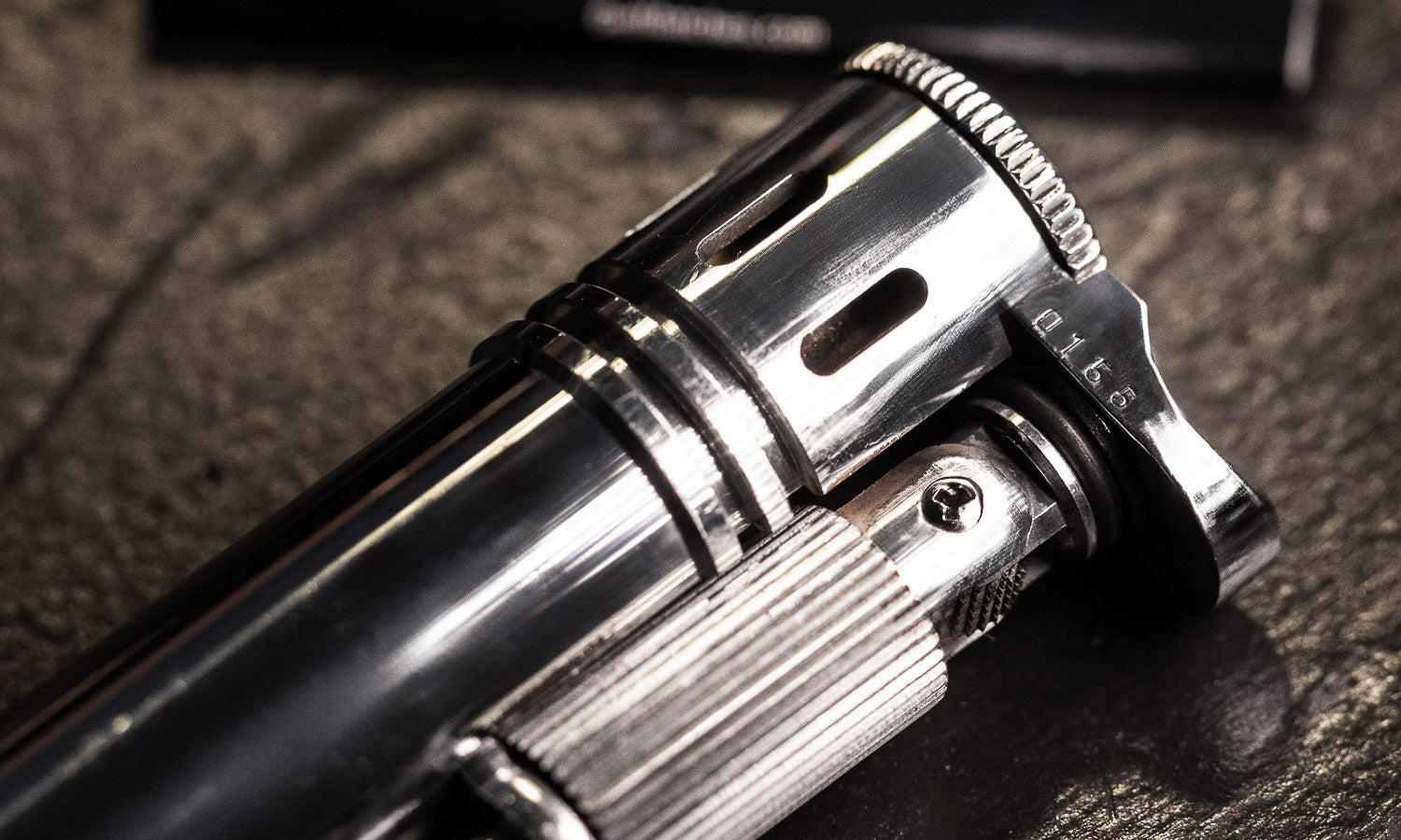 Close-up of Tokyo Pipe Co Field S+ lighter