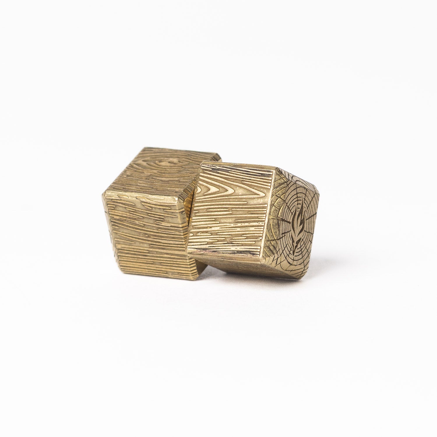 Last Manner Magnetic Fidget Cubes - Brass - Magnetic Cubes | Last Manner