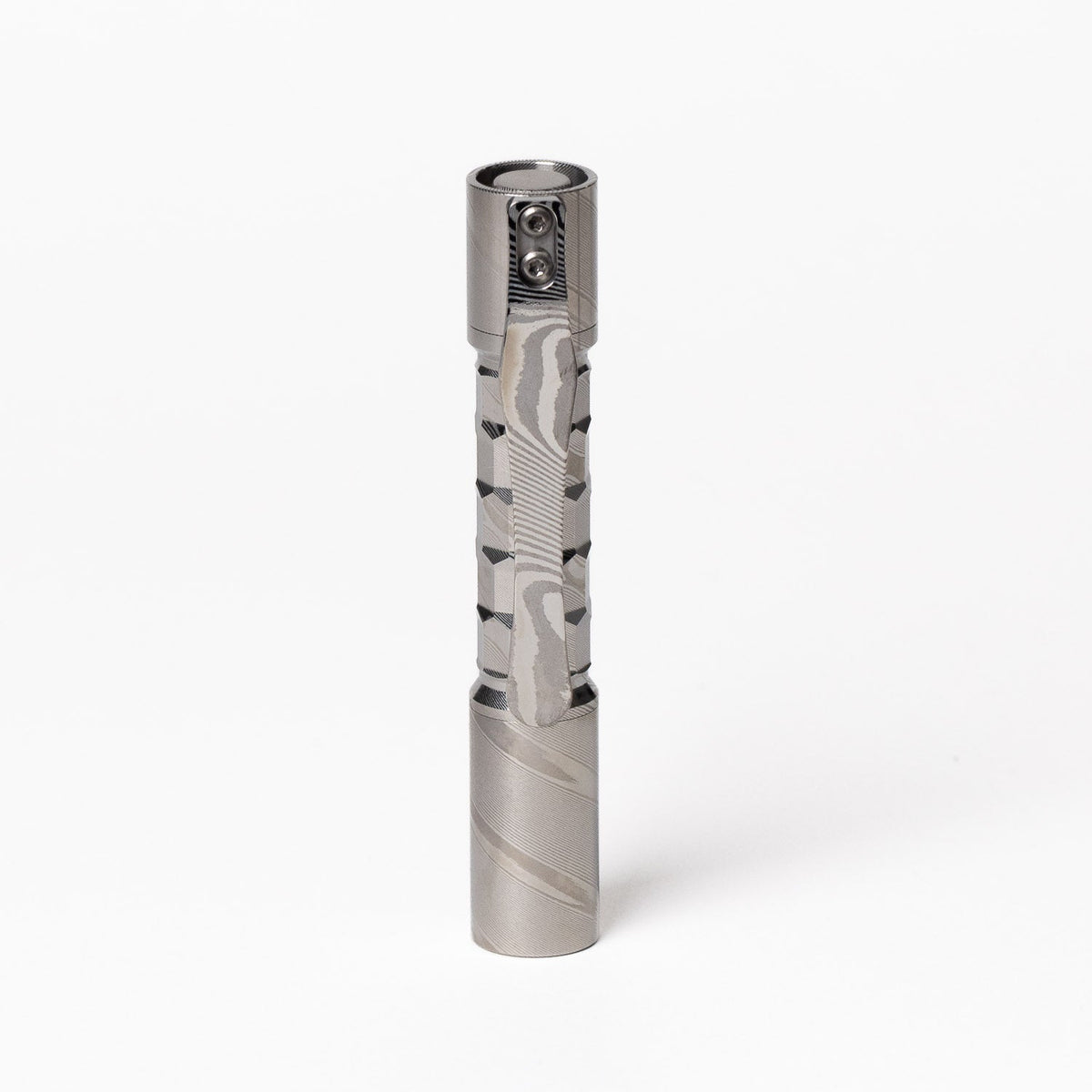 ReyLight Pineapple Mini Flashlight MK3 - Damascus Steel - Flashlight | Last Manner