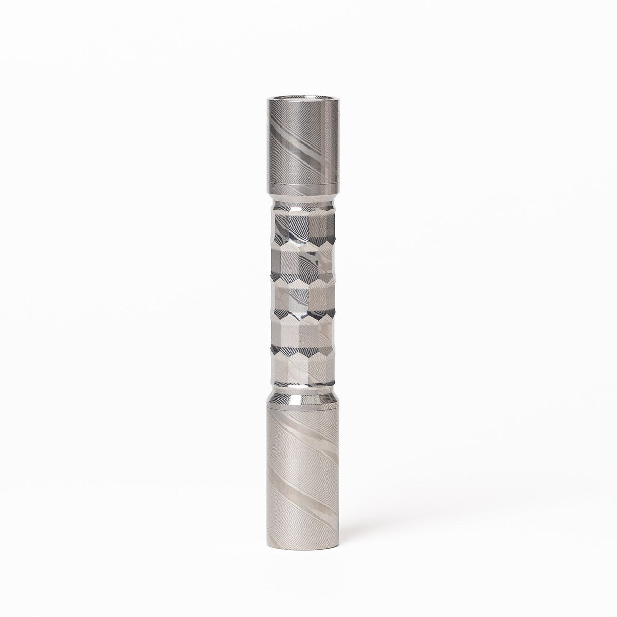 ReyLight Pineapple Mini Flashlight MK3 - Damascus Steel - Flashlight | Last Manner