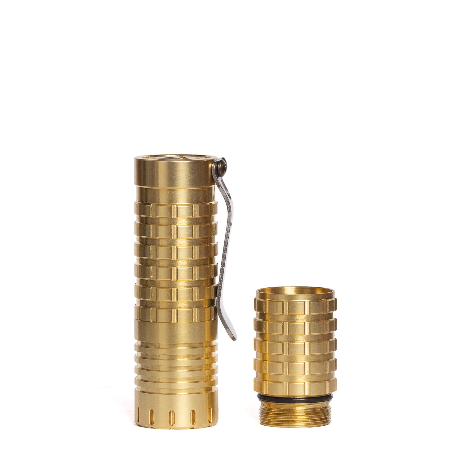 ReyLight Triple Dawn Flashlight - Brass - Flashlight | Last Manner