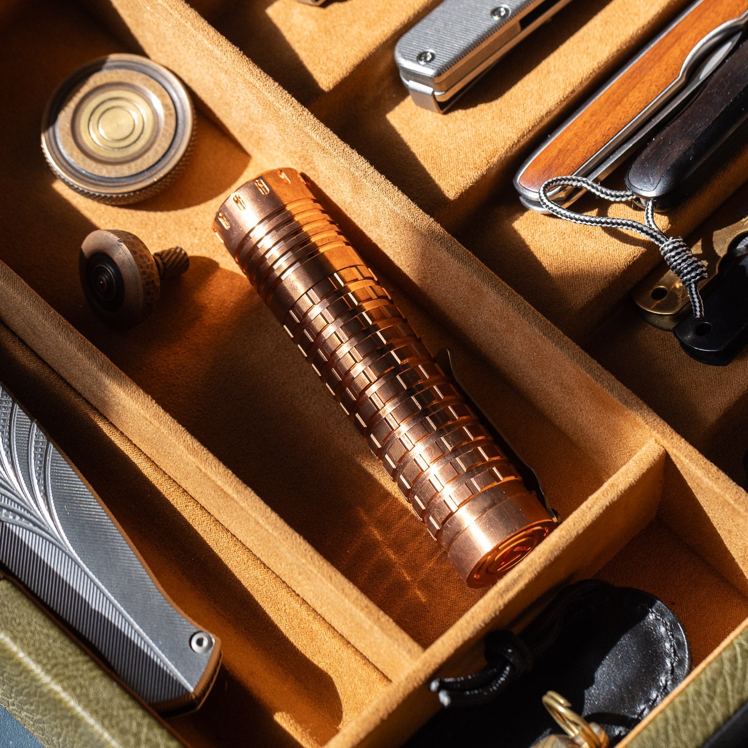 ReyLight Triple Dawn Flashlight - Copper - Flashlight | Last Manner