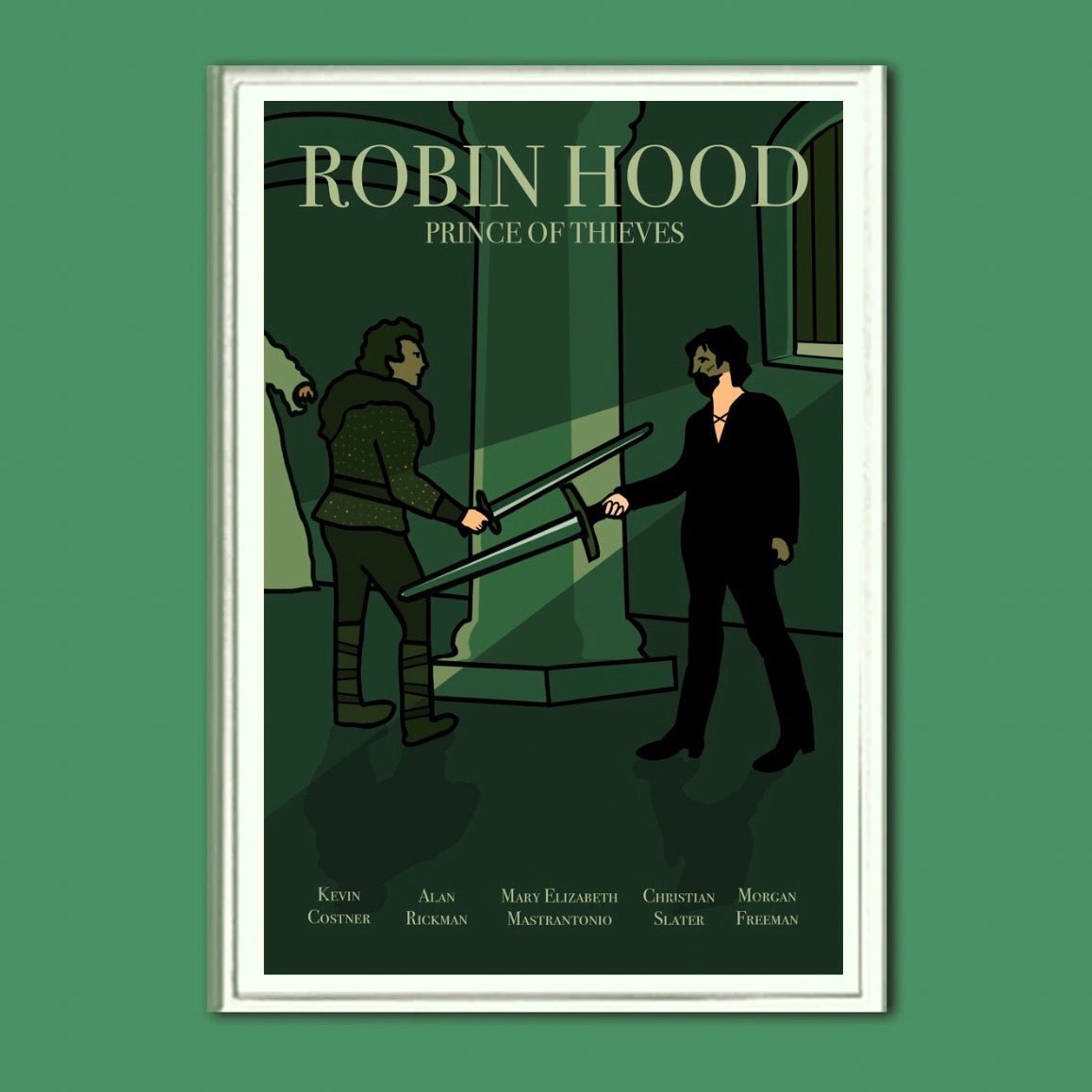 Robin Hood: Prince of Thieves - Retro Movie Poster - Movie Poster | Last Manner