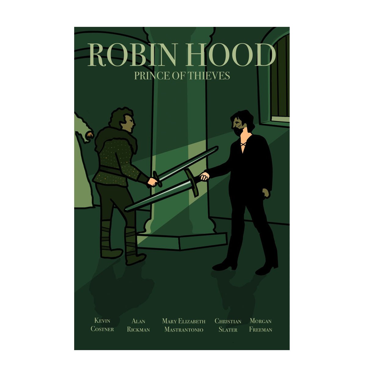 Robin Hood: Prince of Thieves - Retro Movie Poster - Movie Poster | Last Manner