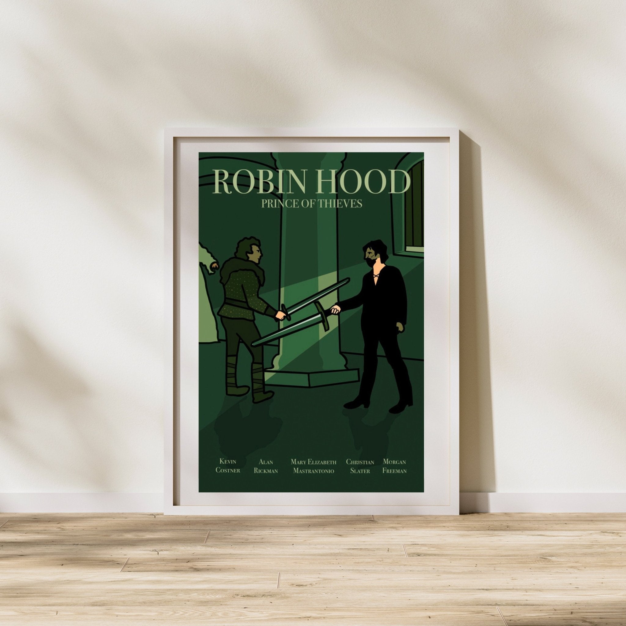 Robin Hood: Prince of Thieves - Retro Movie Poster - Movie Poster | Last Manner
