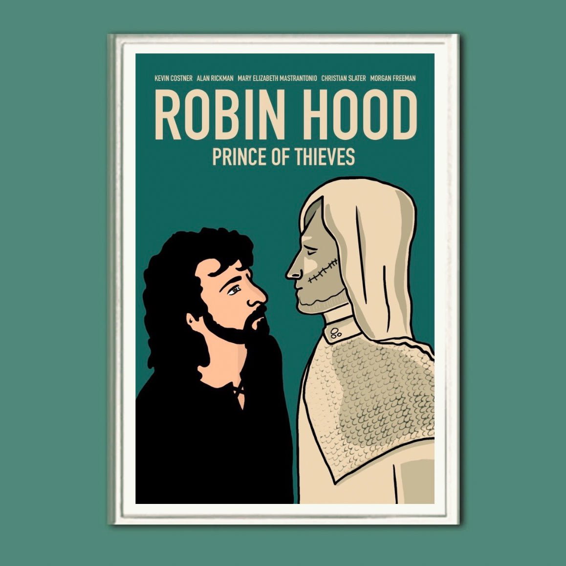 Robin Hood: Prince of Thieves (Sheriff Edition) - Retro Movie Poster - Movie Poster | Last Manner