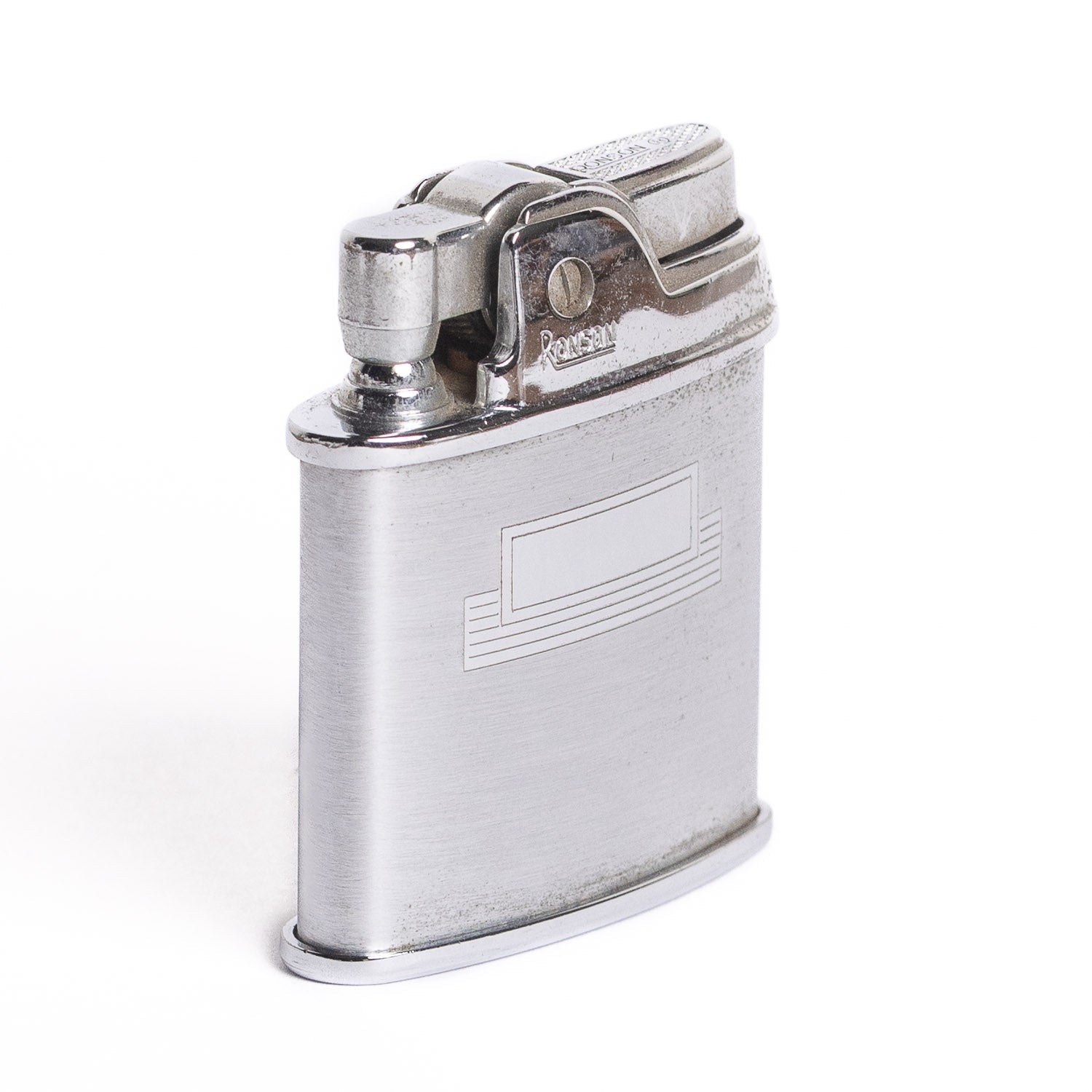 Ronson Vintage Sport Lighter – Brushed Chrome Finish - Lighter | Last Manner