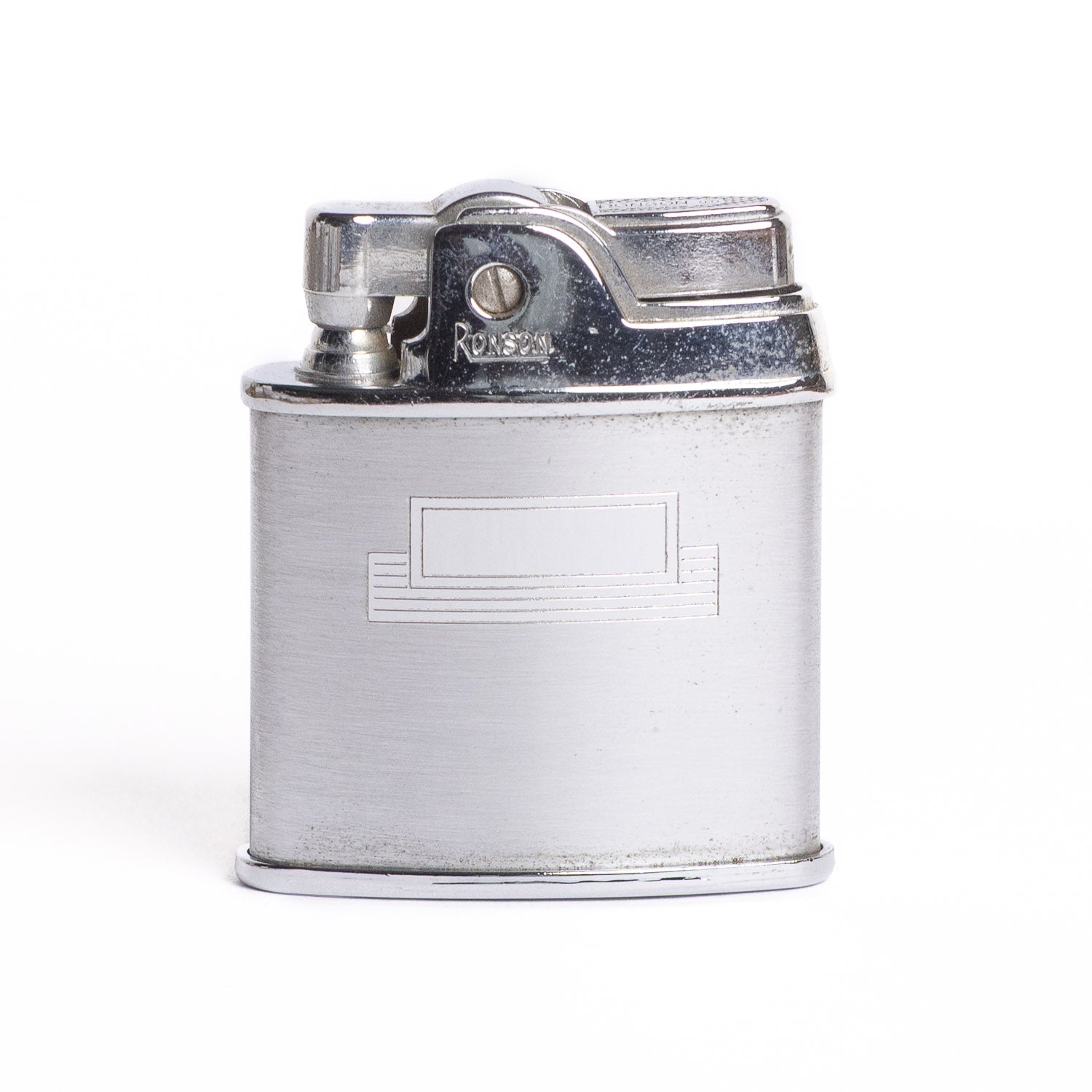 Ronson Vintage Sport Lighter – Brushed Chrome Finish - Lighter | Last Manner