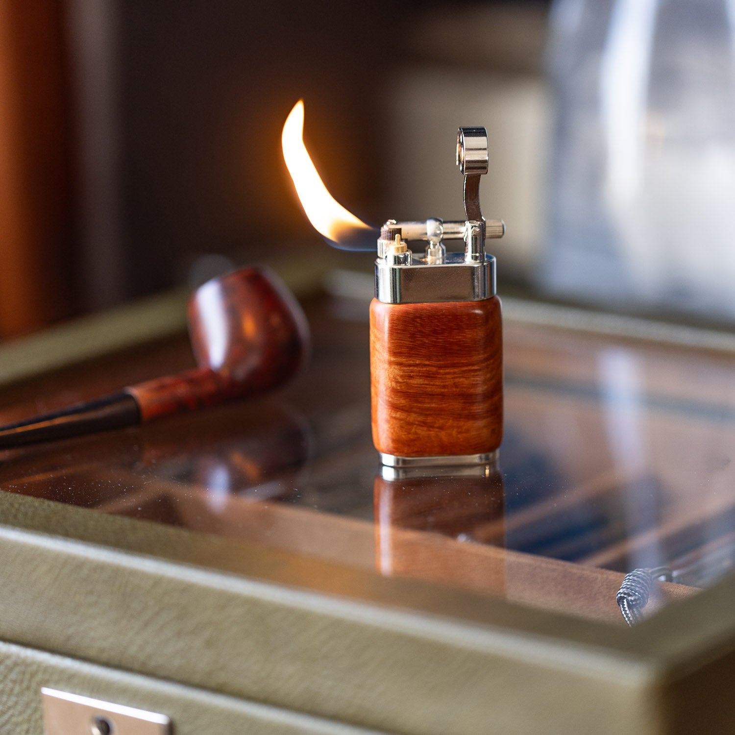 Savinelli Pipe Lighter - Natural Briar - Lighter | Last Manner