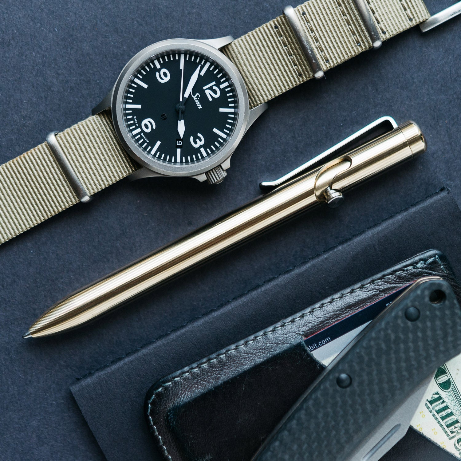 Tactile Turn Bolt Action Pen - Bronze (Short) - Pens | Last Manner