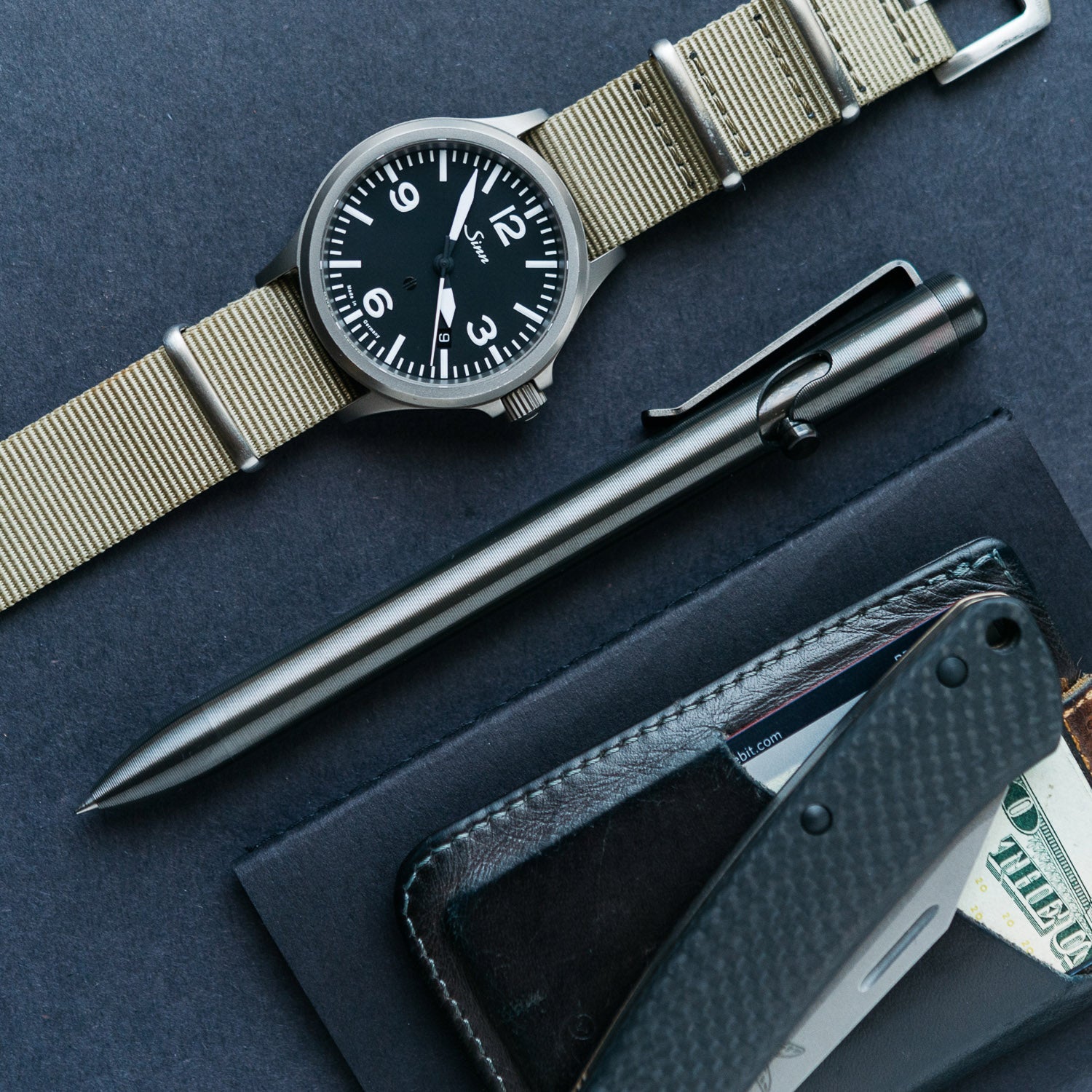 Tactile Turn Bolt Action Pen - Zirconium (Short) - Pens | Last Manner