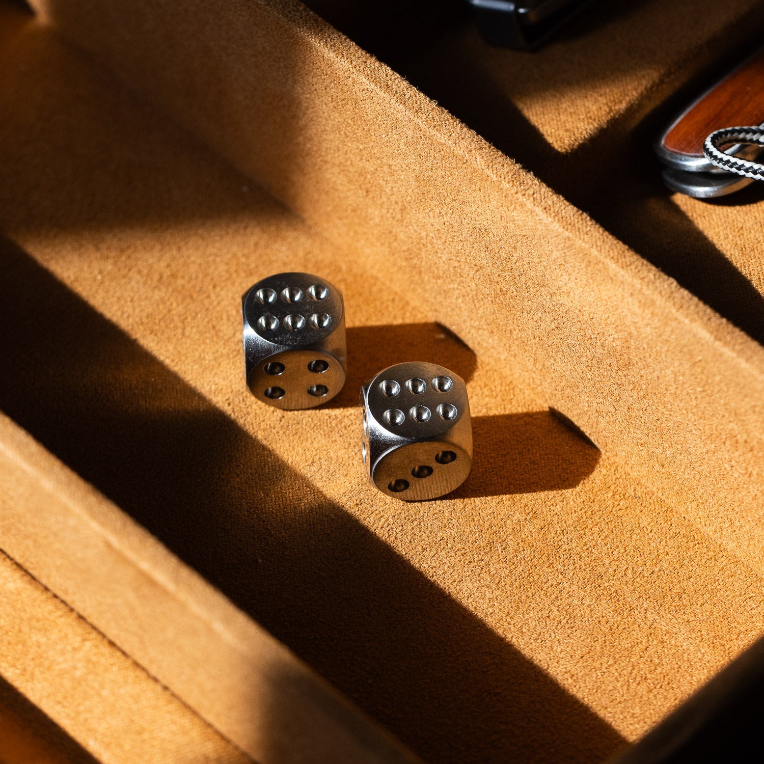 Titanium Dice Set – Pair, Set of 6, or Full Set of 12 - Dice | Last Manner