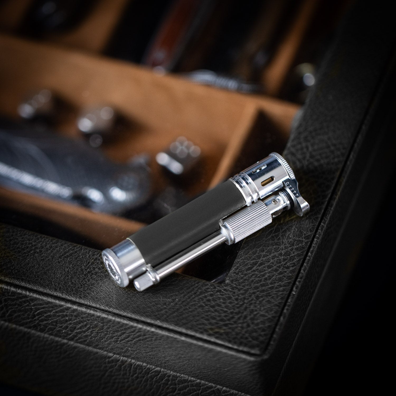 Tokyo Pipe Co Douglass Field S+ Lighter - Duralumin & Leather - Lighter | Last Manner