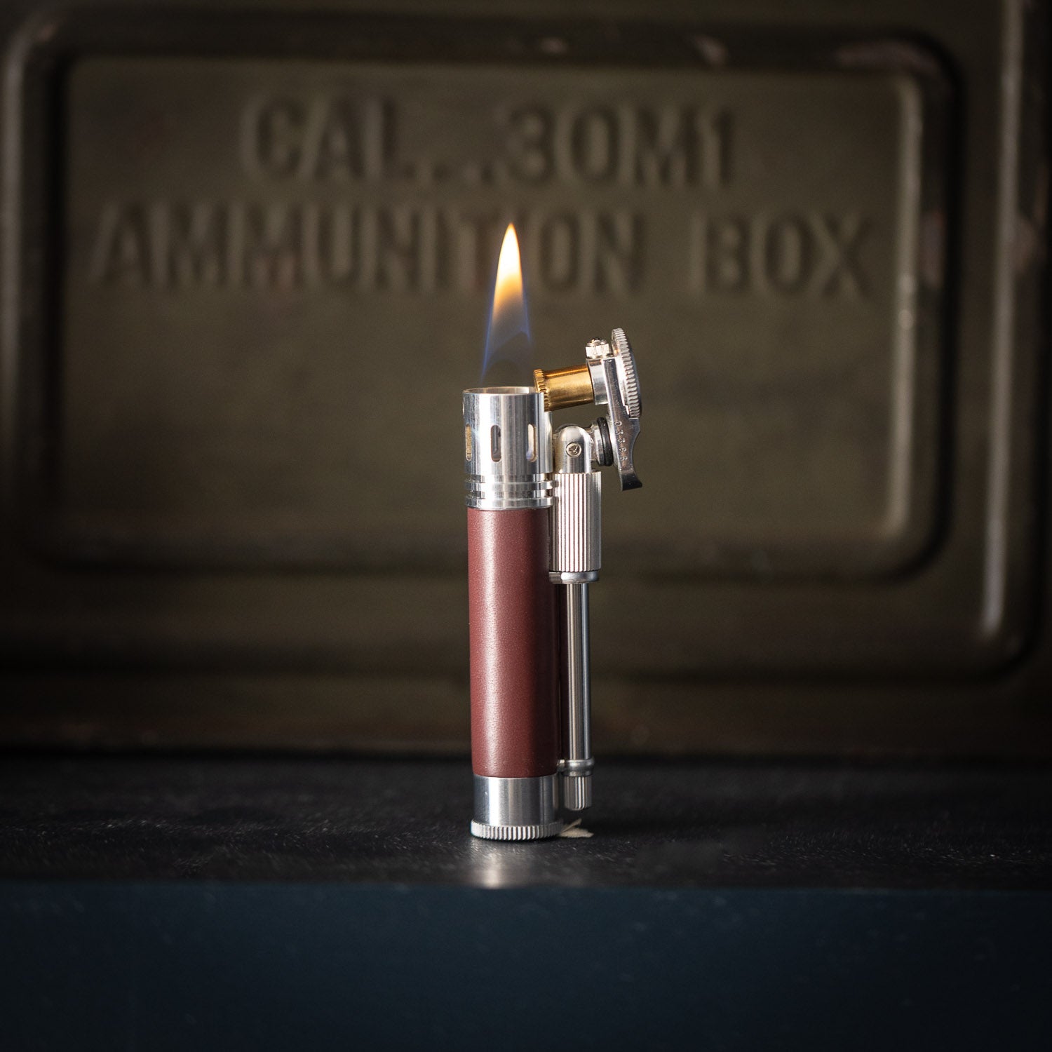 Tokyo Pipe Co Douglass Field S+ Lighter - Duralumin & Leather - Lighter | Last Manner