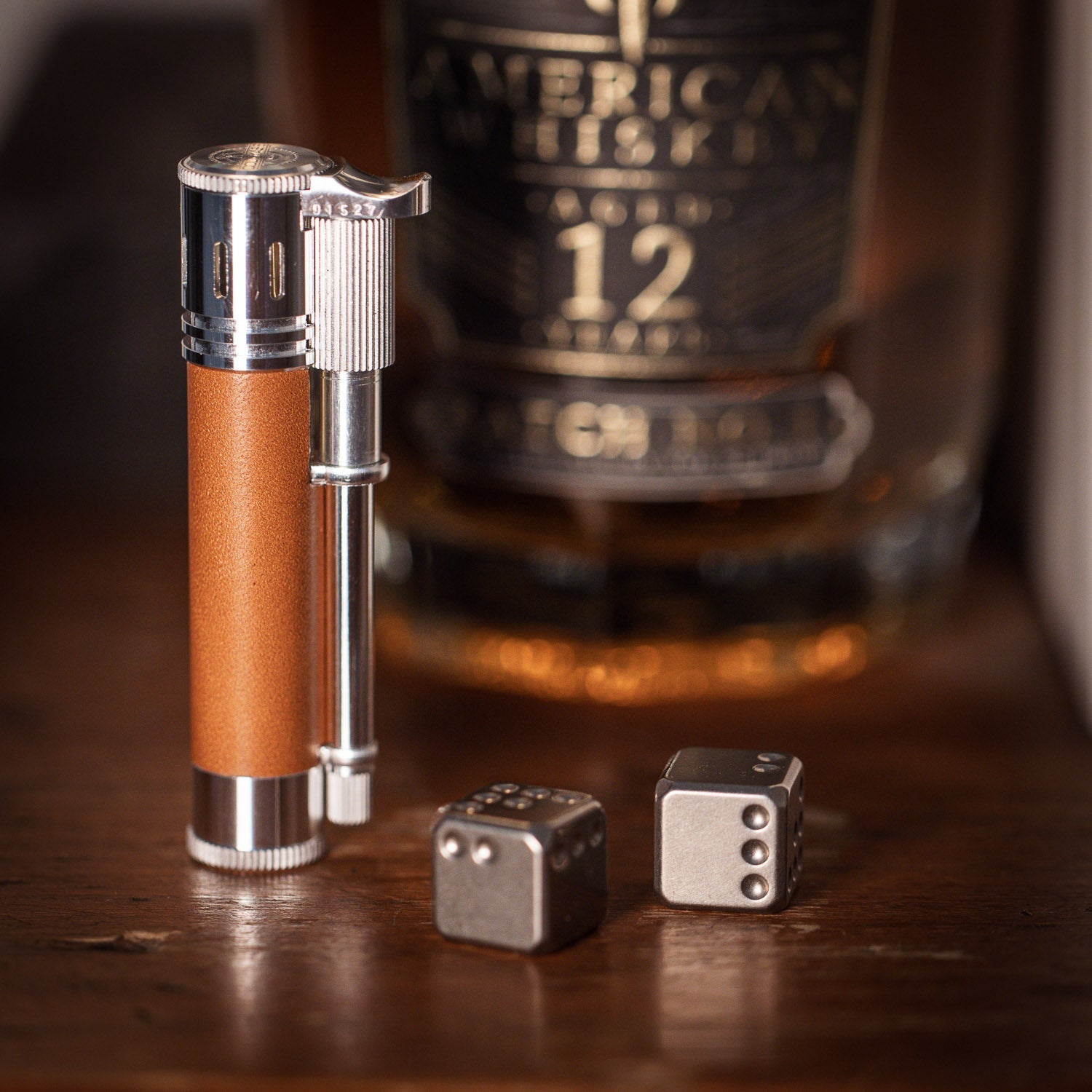 Tokyo Pipe Co Douglass Field S+ Lighter - Duralumin & Leather - Lighter | Last Manner