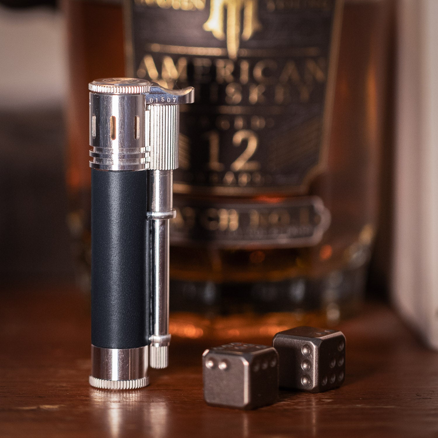 Tokyo Pipe Co Douglass Field S+ Lighter - Duralumin & Leather - Lighter | Last Manner