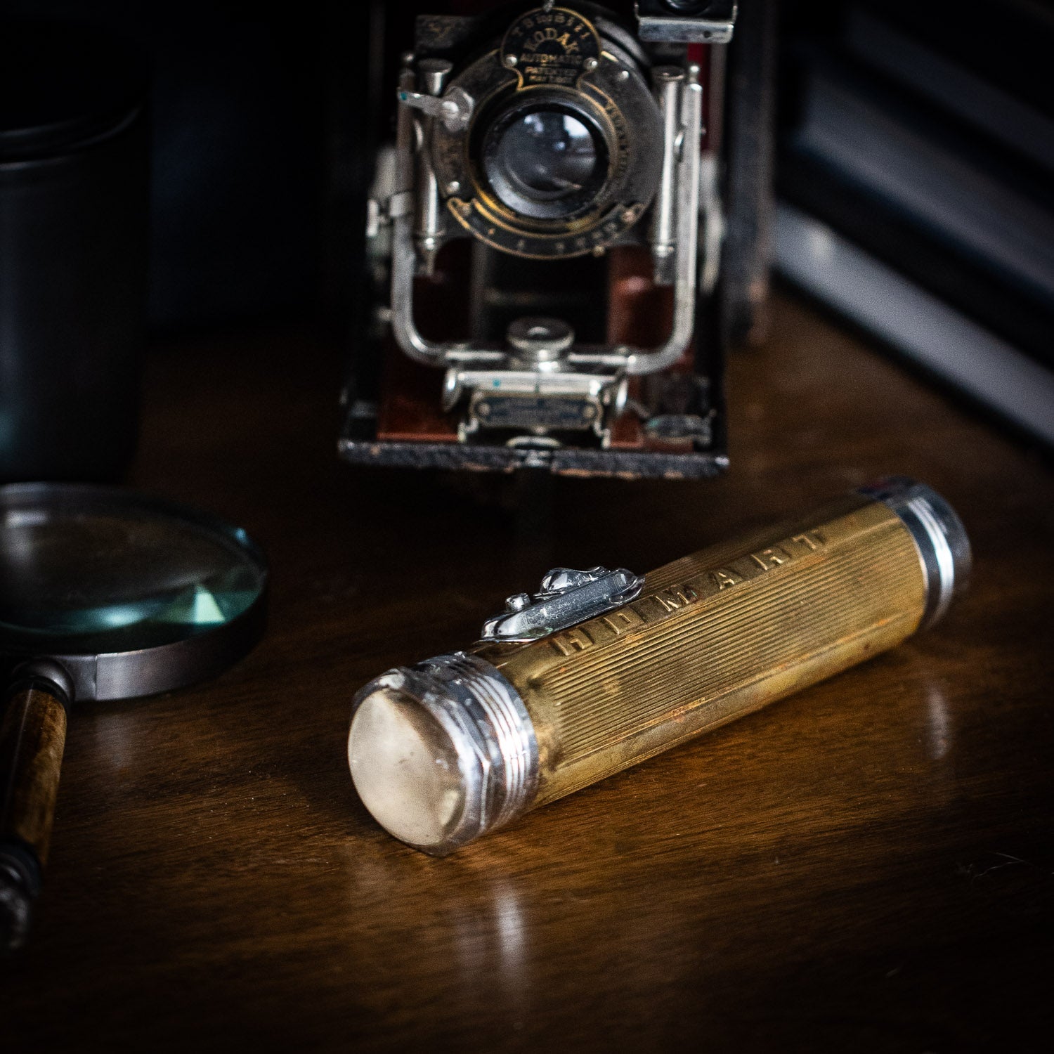 Vintage Homart Copper & Chrome Flashlight - Flashlight | Last Manner