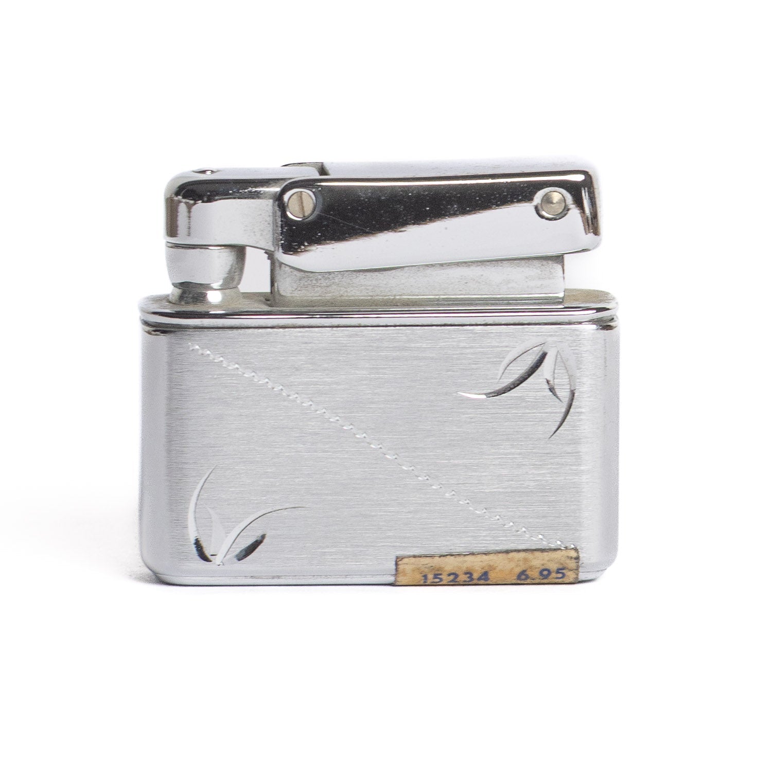Vintage Kreisler Chrome Lighter – Diagonal Leaf Motif - Lighter | Last Manner