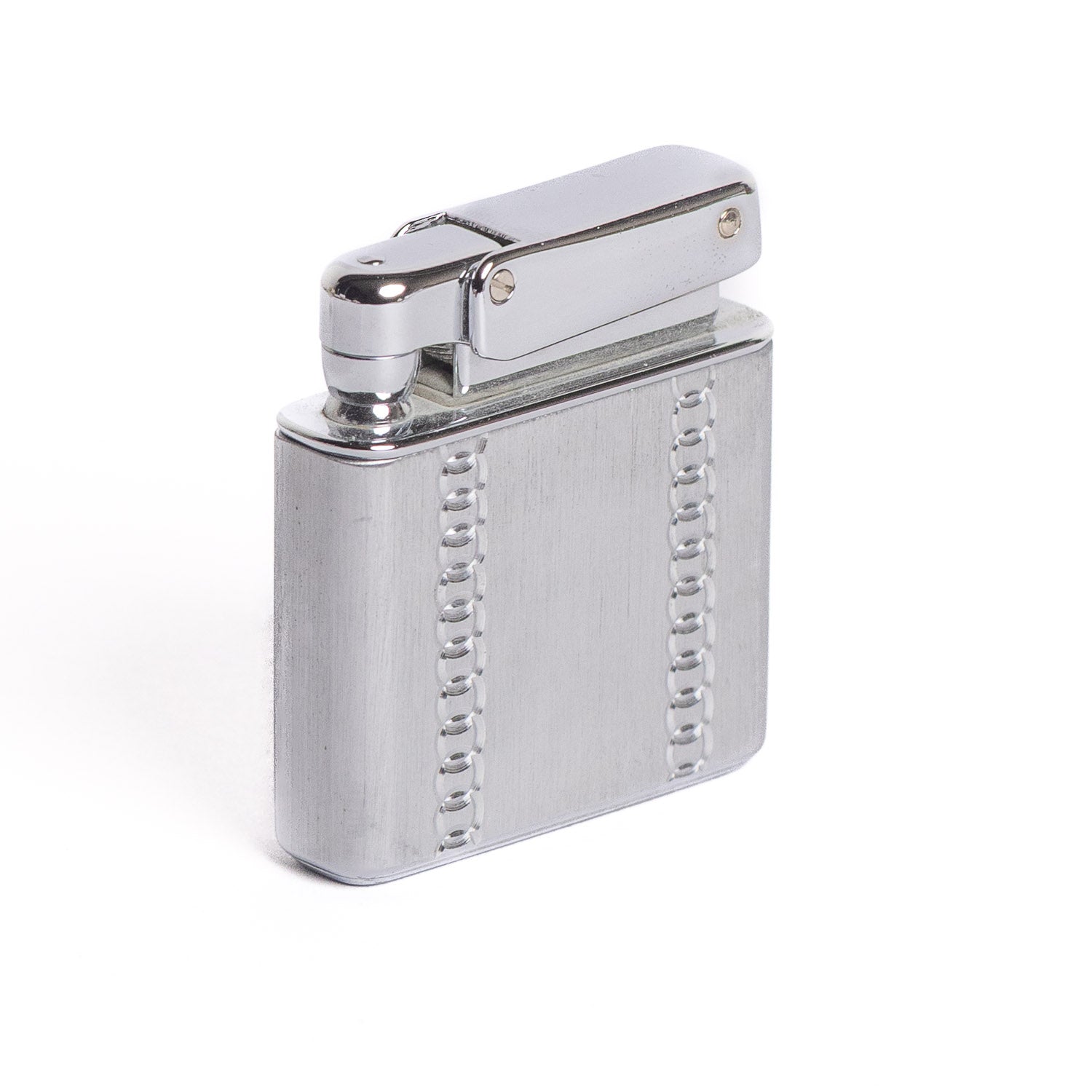 Vintage Kreisler Satin Chrome Lighter Rings Pattern – Made in USA - Lighter | Last Manner