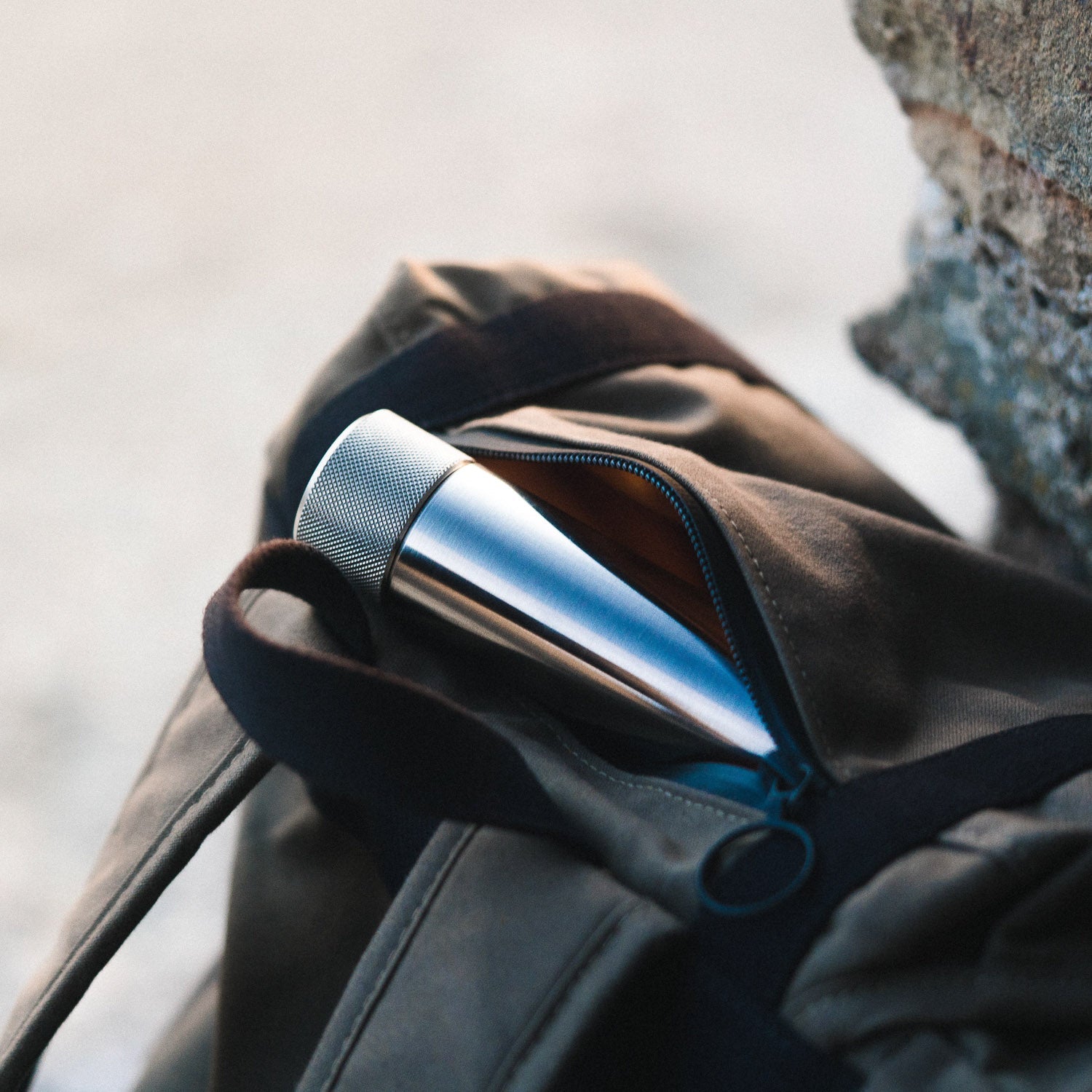 Wingback 100ml Hip Flask - Steel - Flask | Last Manner